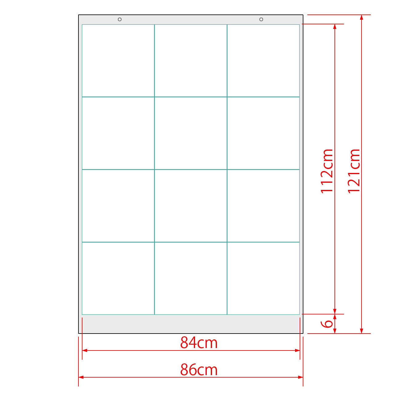 フェイク窓用 組み立て済 LEDパネルセット