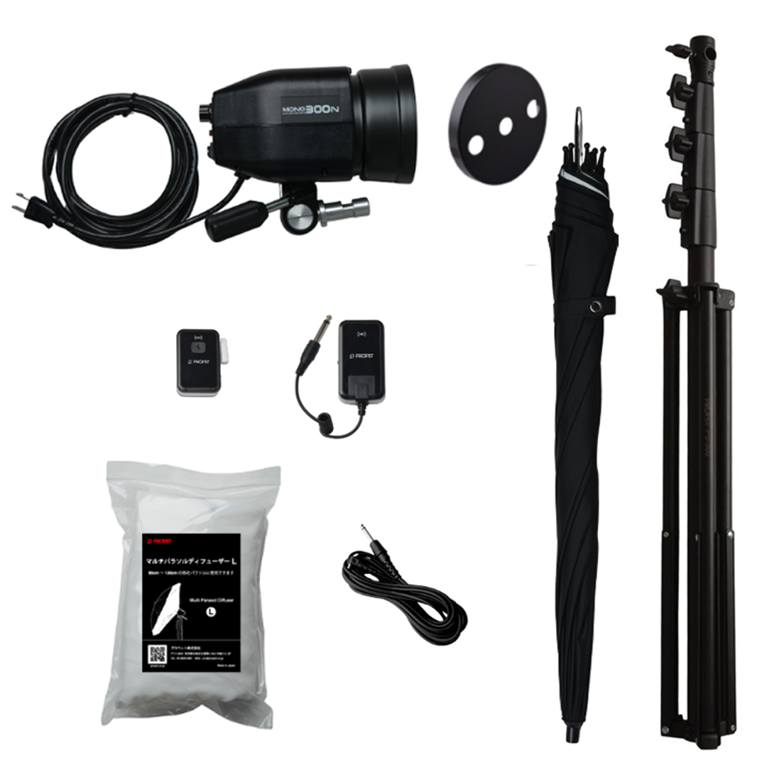 MONO300N　パラソルPK-105 1灯セット