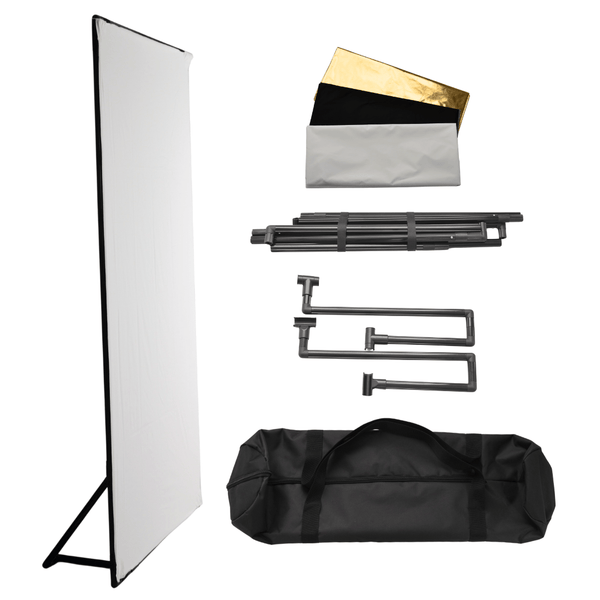 5in1折りたたみ自立レフ板100×200cm PR‐1020（2セット以上で10％OFF）